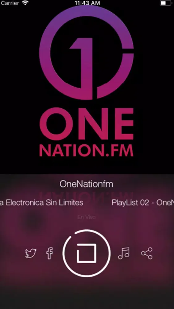 OneNation.fm سکرین شاٹس