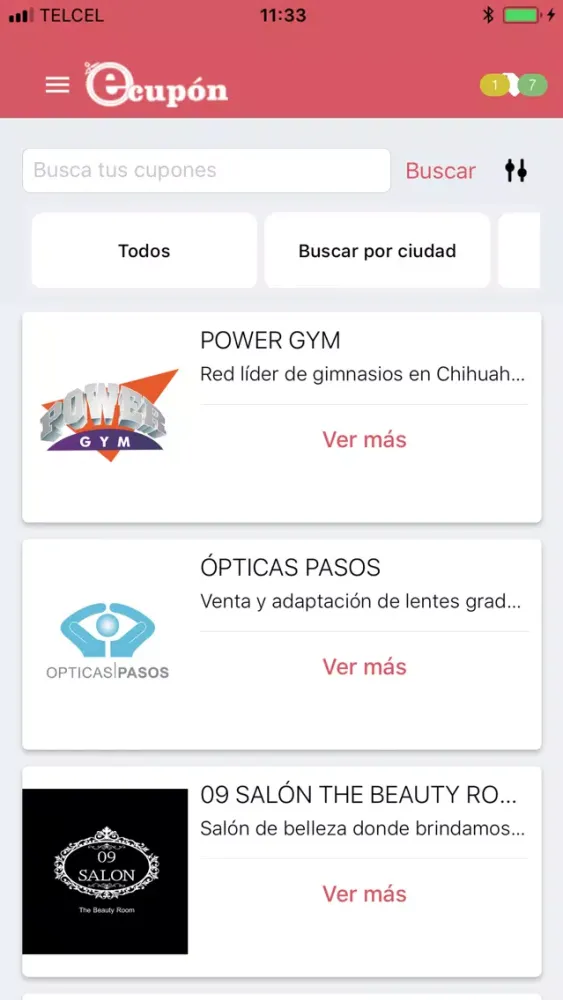 Скриншоты eCupon México
