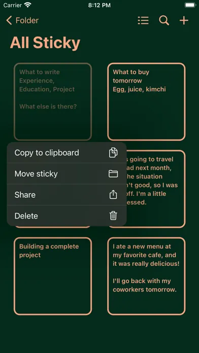 Sticky Cloud Screenshots