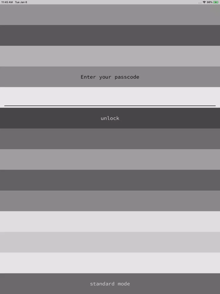 Password by Kilometer Creative iPad 應用截圖