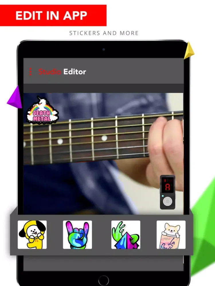 Capturas de tela do Creator Studio• iPad 