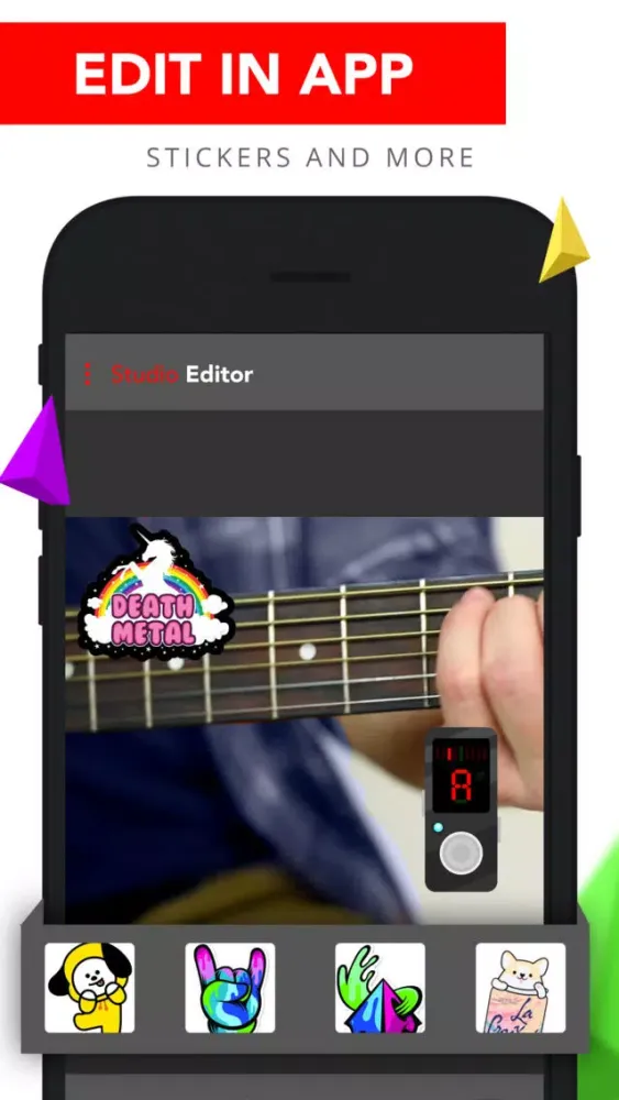 Capturas de tela do Creator Studio•