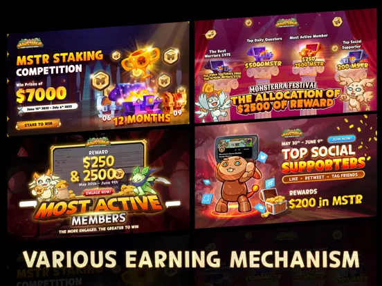 تصاویر Monsterra: Crypto & NFT Game iPad 