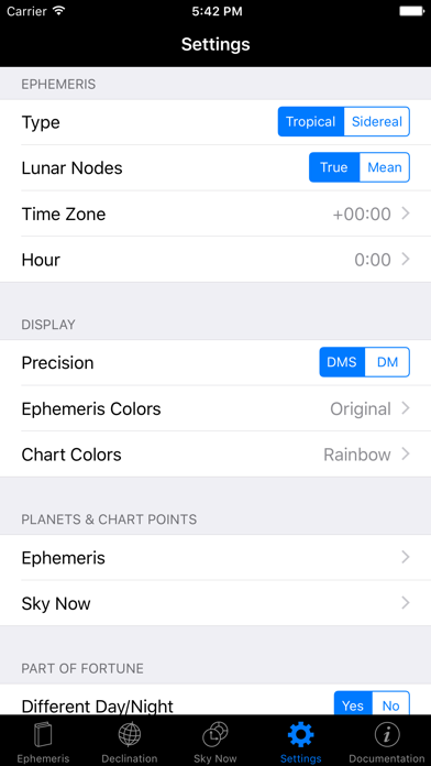iPhemeris Astrology Ephemeris应用截图