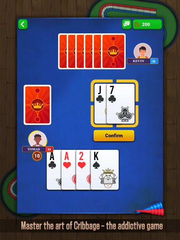 Cribbage+ iPad  스크린샷