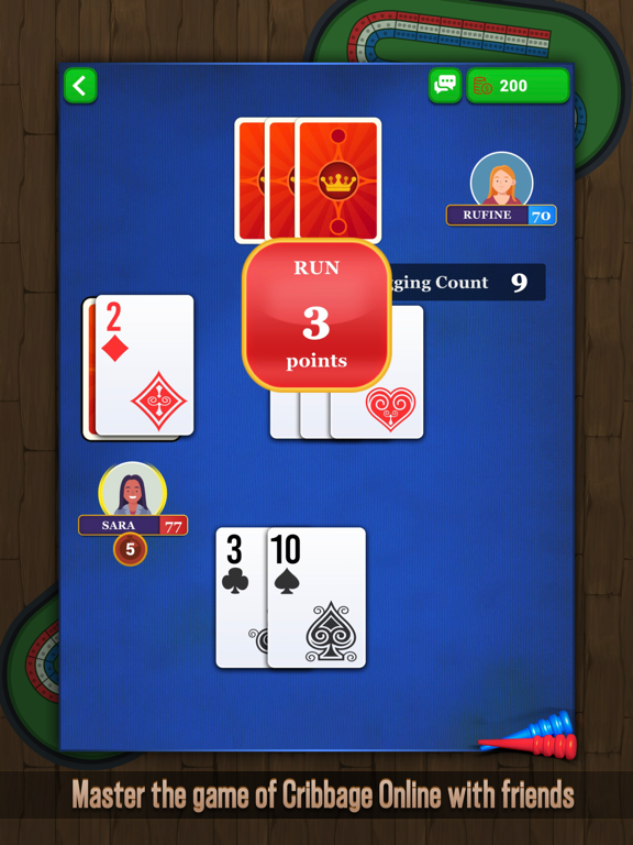 Cribbage+ iPad  스크린샷