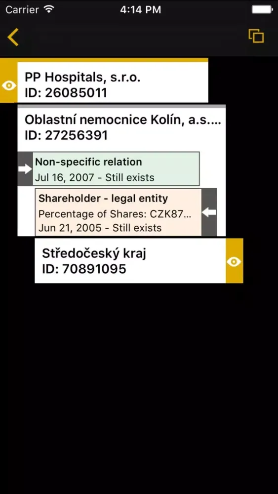 Cribis Mobile Screenshots
