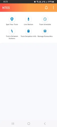 National Train Enquiry System Screenshots