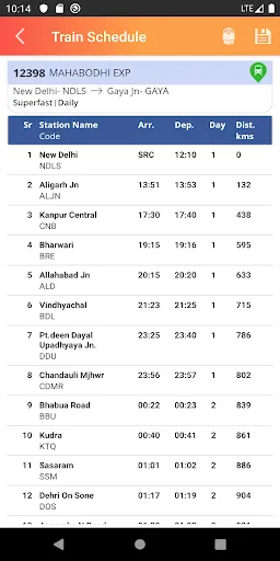 National Train Enquiry System Screenshots