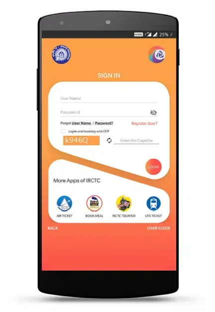 IRCTC Rail Connect-RAIL SARTHI Screenshots