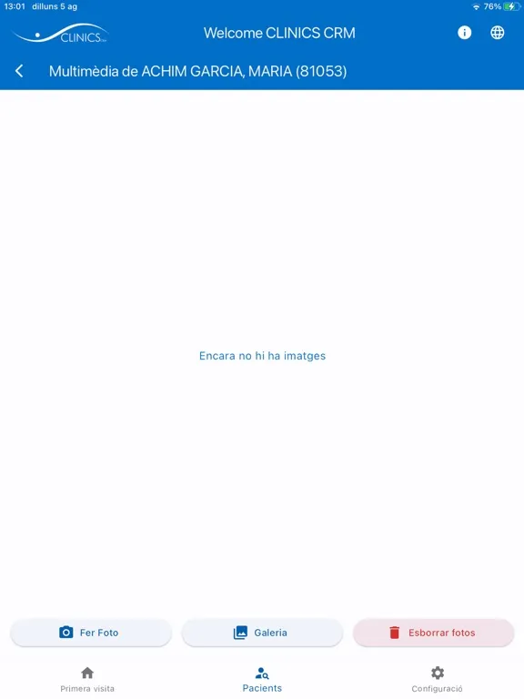Captures d'écran de Welcome CLINICS CRM iPad 