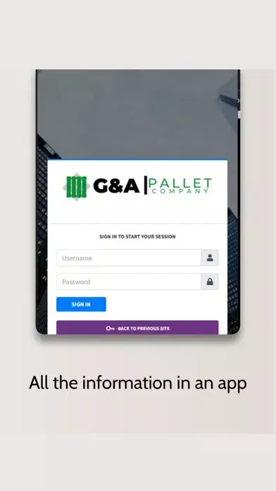 Capturas de pantalla de G&A PALLET
