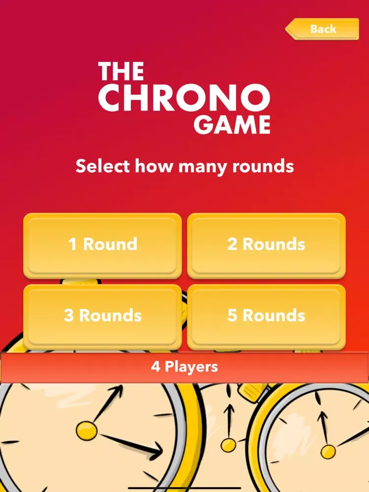 The Chrono Game iPad  Screenshots