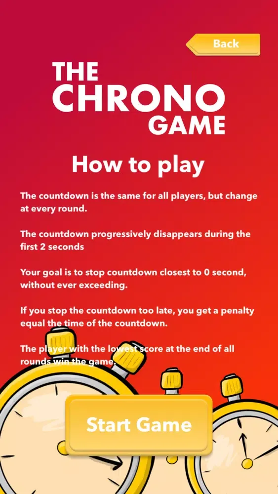 The Chrono Game Screenshots