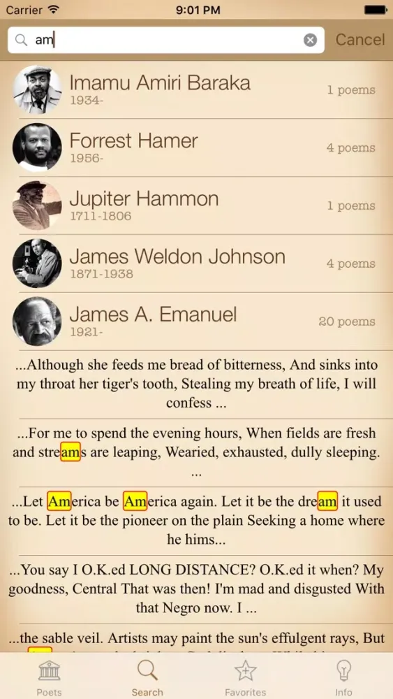 Скриншоты African American Poetry