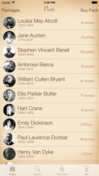 Capturas de pantalla de World Poetry