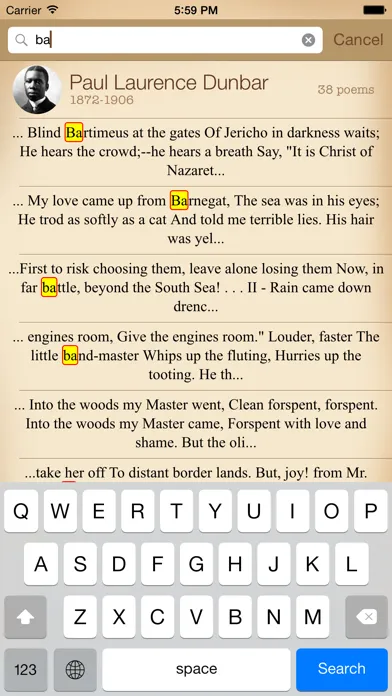 Capturas de pantalla de World Poetry