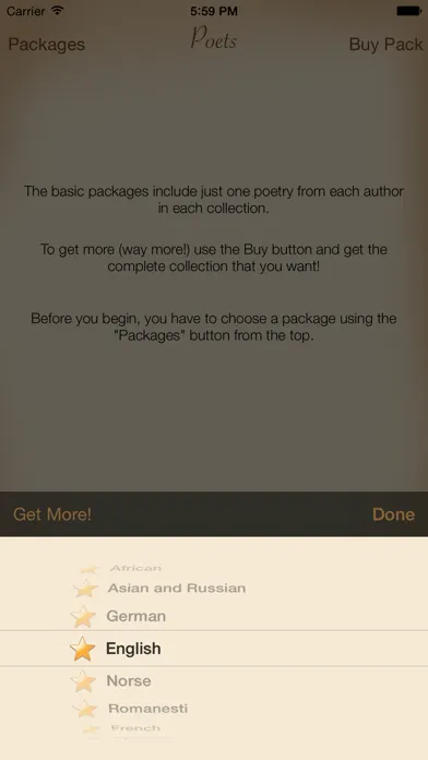 Capturas de pantalla de World Poetry