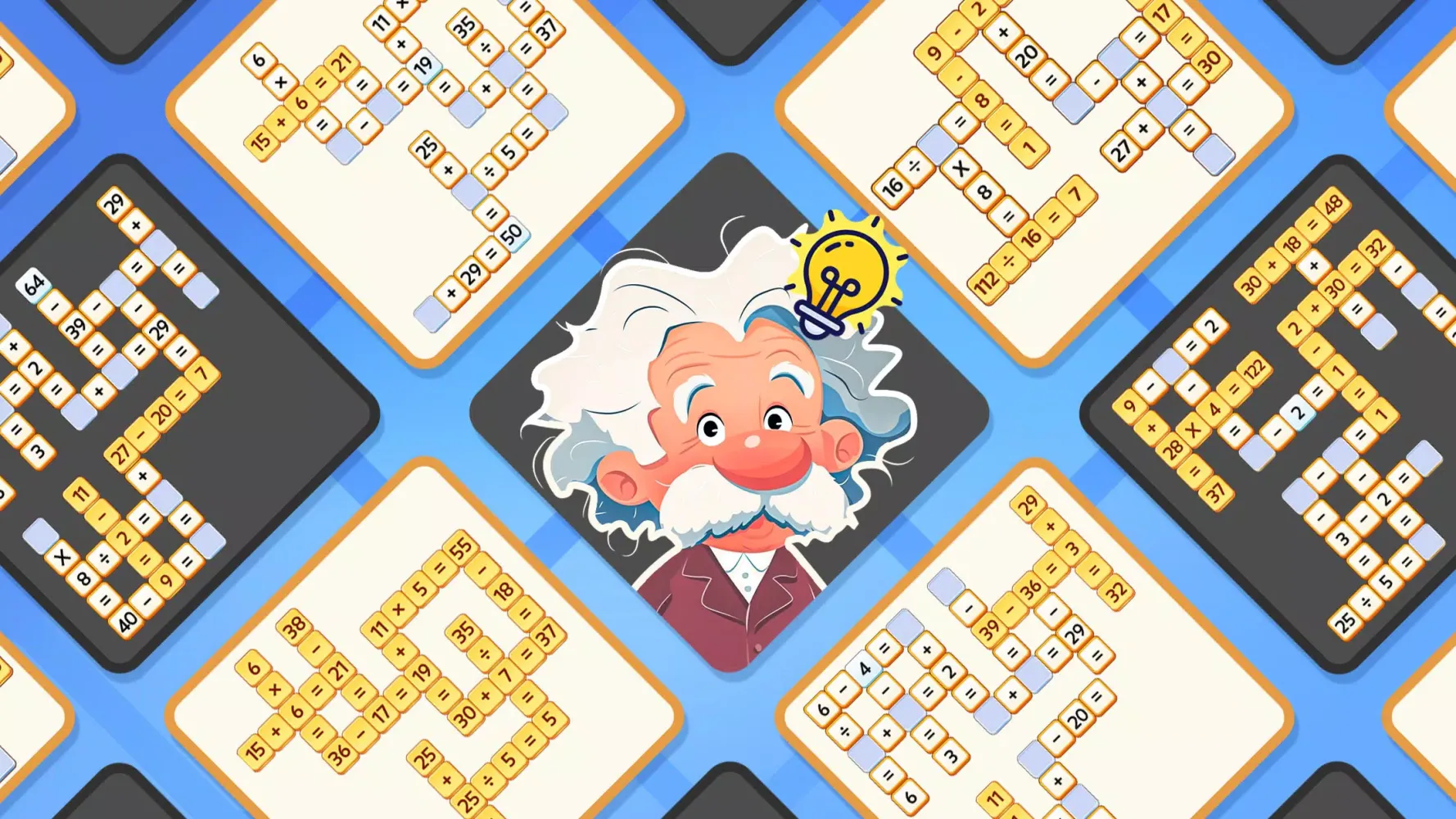 Tangkapan skrin Math Cross Fun: Math Crossword