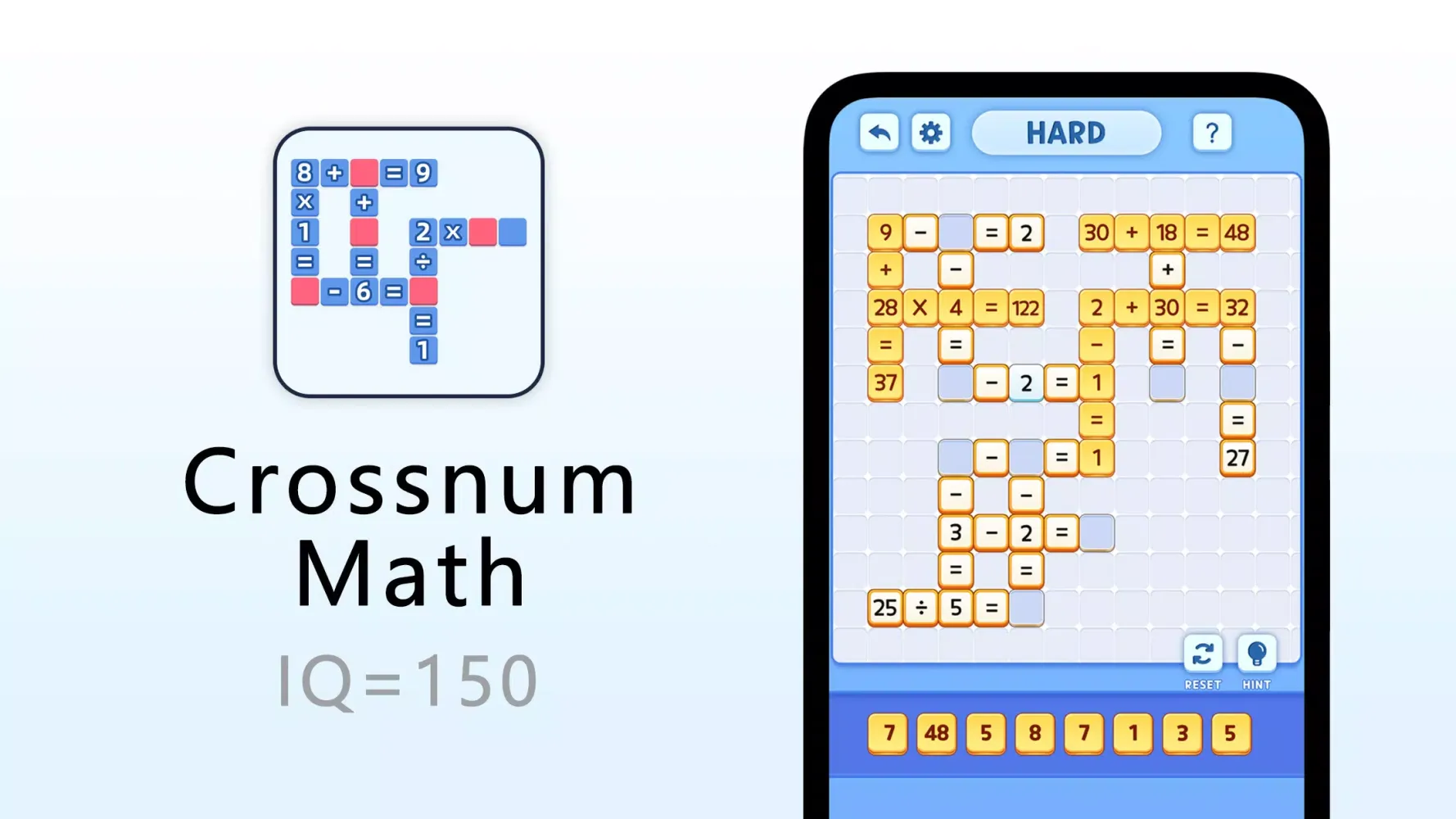 Tangkapan skrin Math Cross Fun: Math Crossword