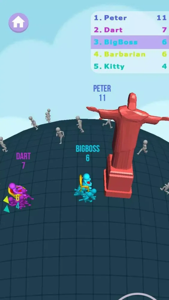 Capturas de pantalla de Clashers.io - Crowd Run 3D