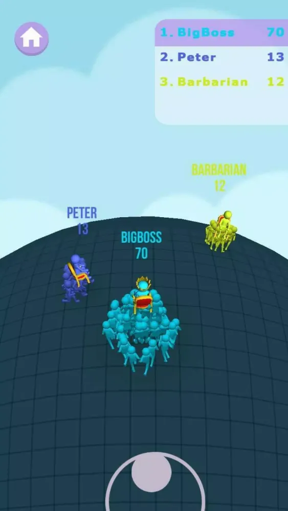 Capturas de pantalla de Clashers.io - Crowd Run 3D