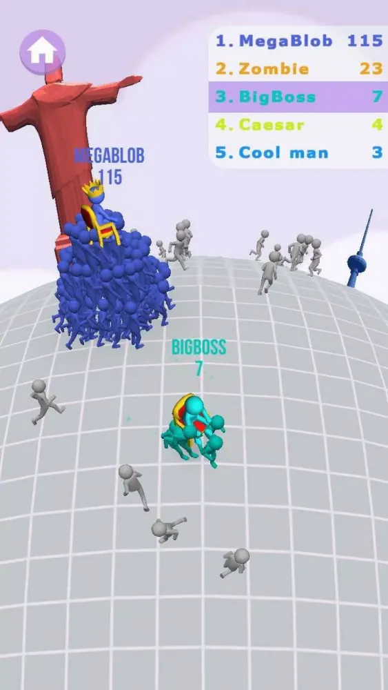Capturas de pantalla de Clashers.io - Crowd Run 3D