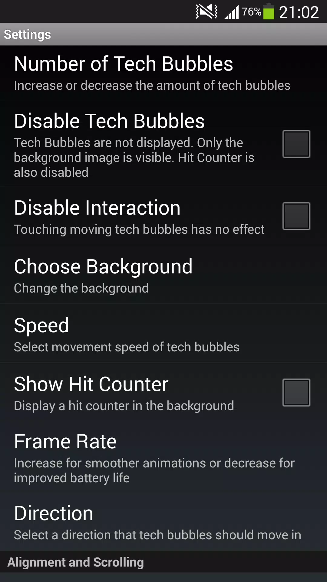 Tech Bubble Screenshots