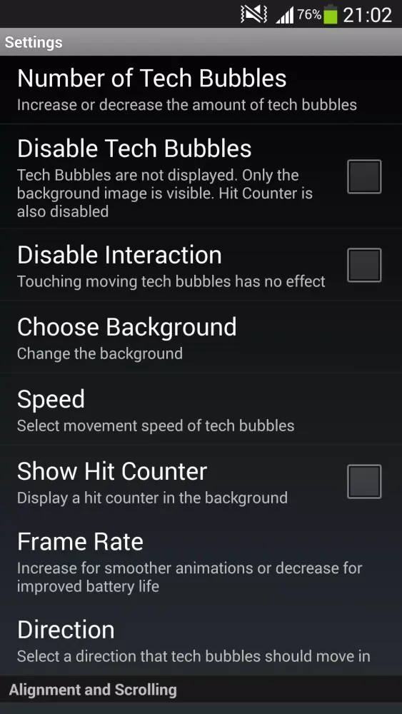 Tech Bubble 스크린샷