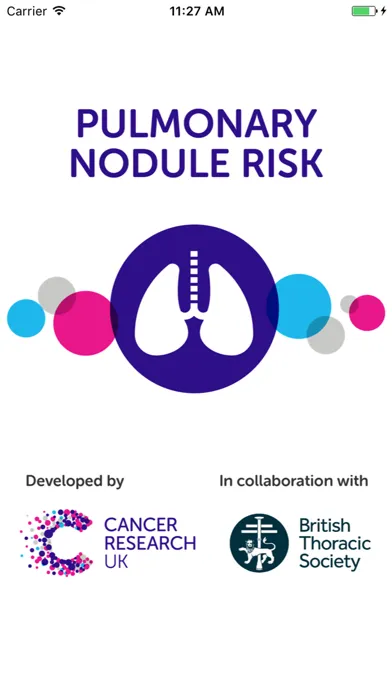 Capturas de pantalla de Pulmonary Nodule Risk