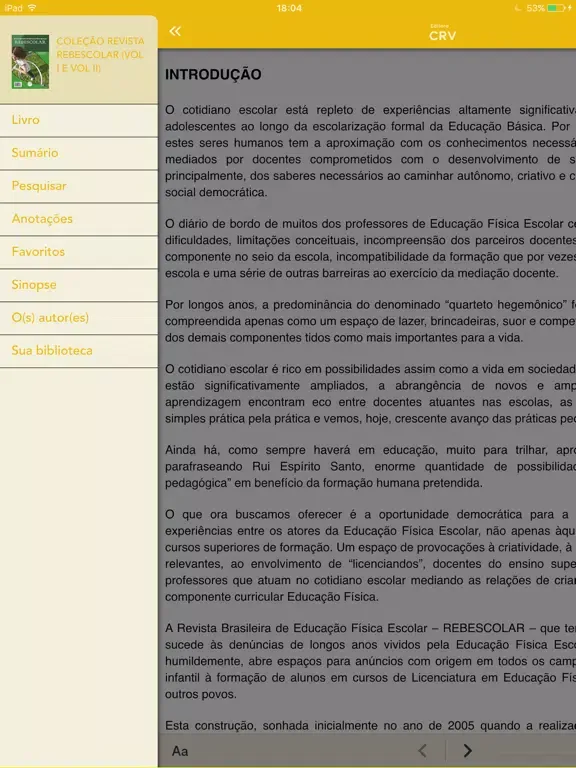 Скриншоты Editora CRV iPad 