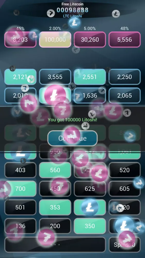 Litecoin Giveaway Screenshots