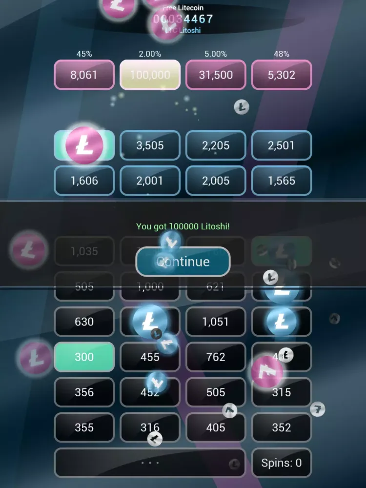 Litecoin Giveaway Screenshots