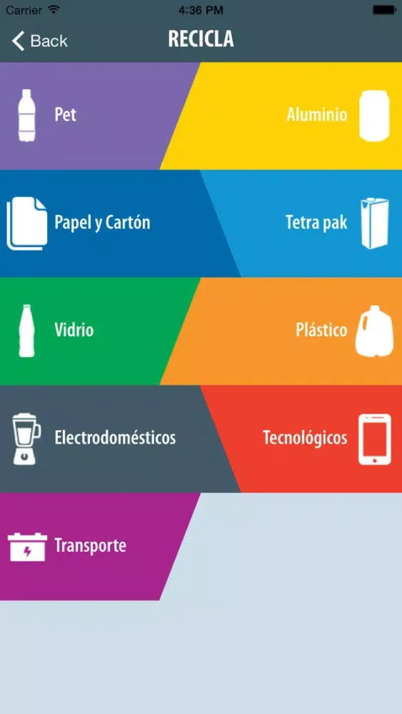 Screenshot di EcoUnidos
