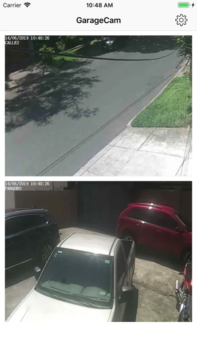 Zrzuty ekranu GarageCam