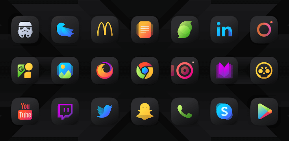 Athena Dark Icon Pack