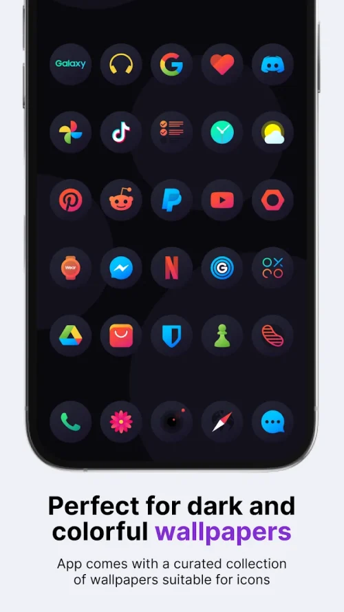 Hera Dark: Circle Icon Pack-screenshot-2