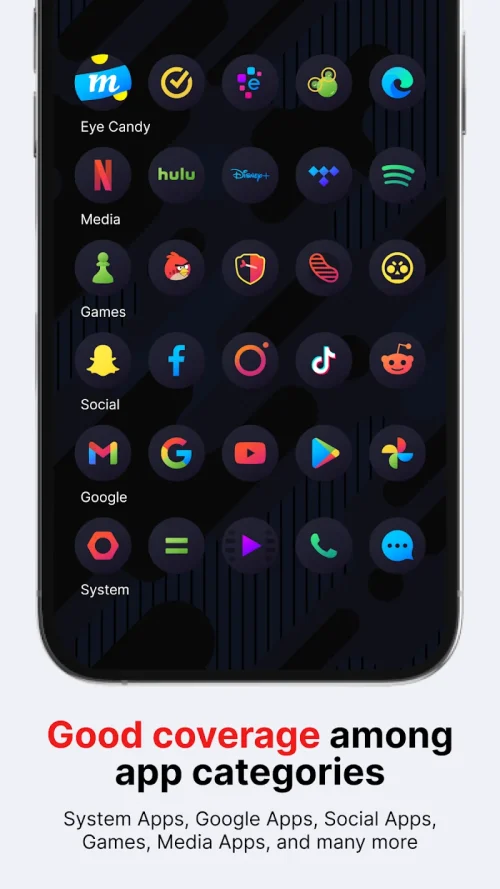 Hera Dark: Circle Icon Pack-screenshot-4