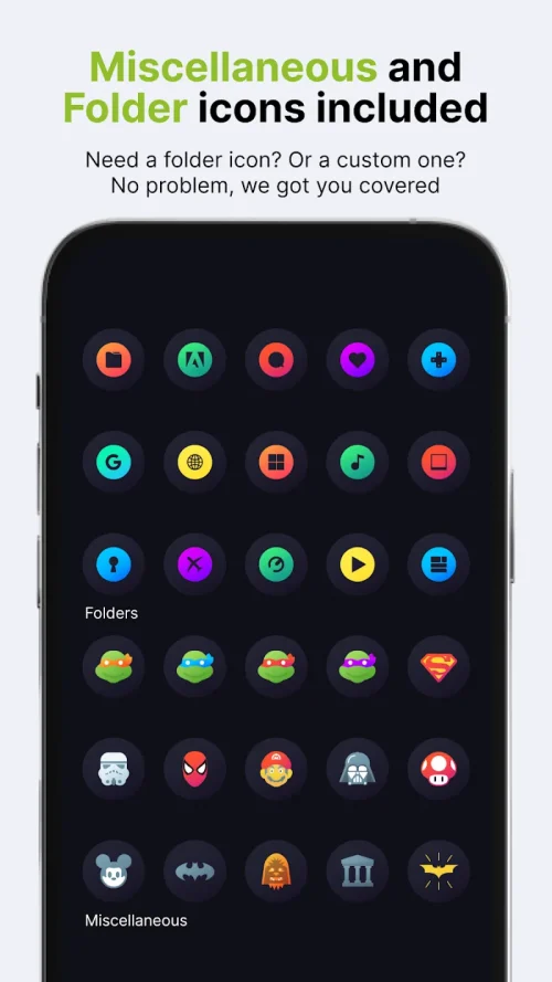 Hera Dark: Circle Icon Pack-screenshot-5