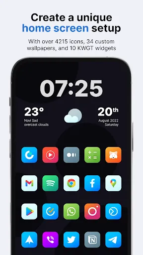 Capturas de tela do Nova Icon Pack