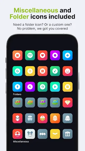 Capturas de tela do Nova Icon Pack