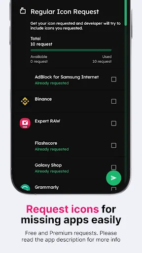 Capturas de tela do Nova Icon Pack