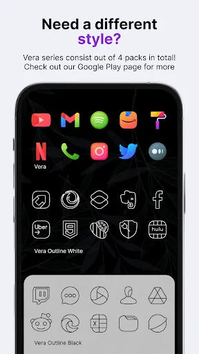 Vera Outline Icon Pack Screenshots