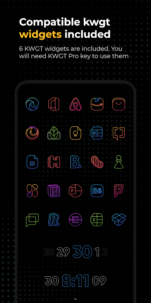 Vera Outline Icon Pack-screenshot-1