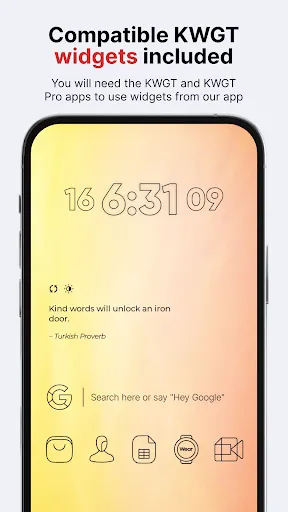 ภาพหน้าจอของ Vera Outline Black: Icon Pack