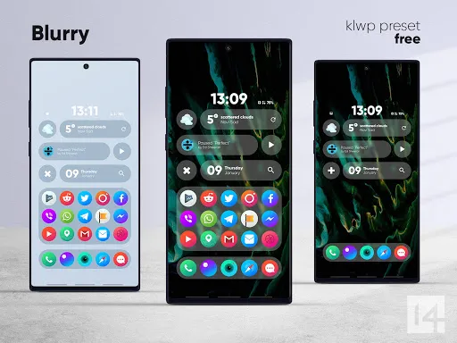 ภาพหน้าจอของ One4KLWP Ultimate