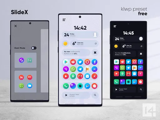 ภาพหน้าจอของ One4KLWP Ultimate