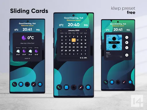 ภาพหน้าจอของ One4KLWP Ultimate