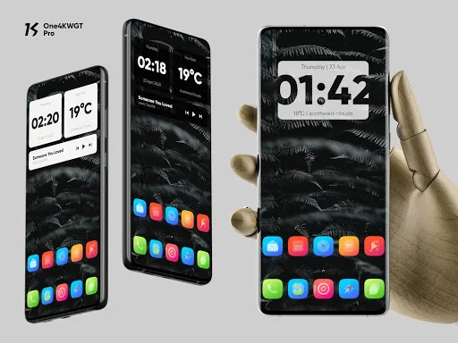 One4KWGT Pro: KWGT Pro widgets سکرین شاٹس
