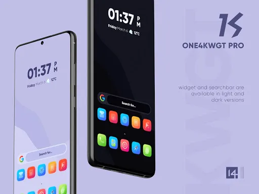 One4KWGT Pro: KWGT Pro widgets سکرین شاٹس